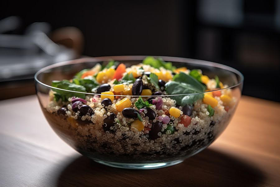 Quinoa and Black Bean Salad